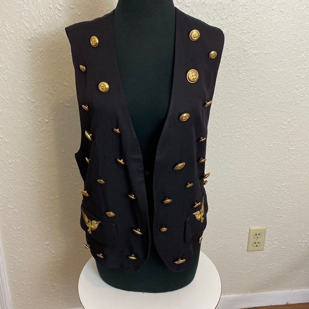 Lillie Rubin vintage vest with buttons